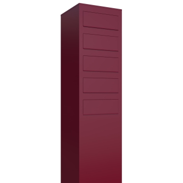Boîtes aux lettres Monolith for Five quatre Rouge