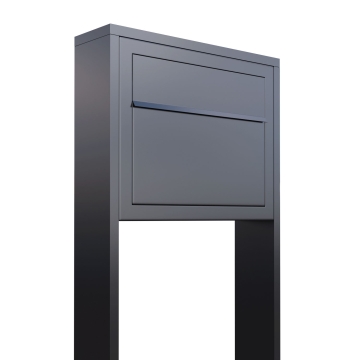 Boîte aux lettres sur pieds Elegance Anthracite