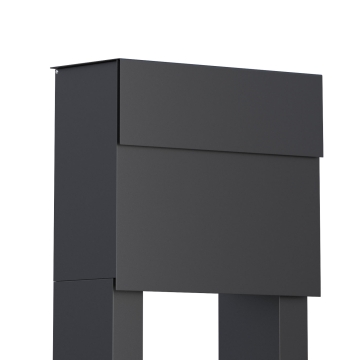 Boîte aux lettres sur pieds Molto Anthracite
