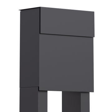 Boîte aux lettres sur pieds Alto en Anthracite