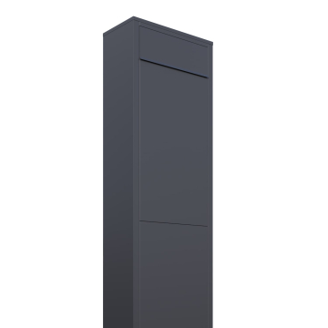 Boîte aux lettres sur pied Big Box en Anthracite
