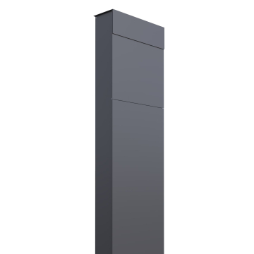 Boîte aux lettres sur pied The Box en Anthracite