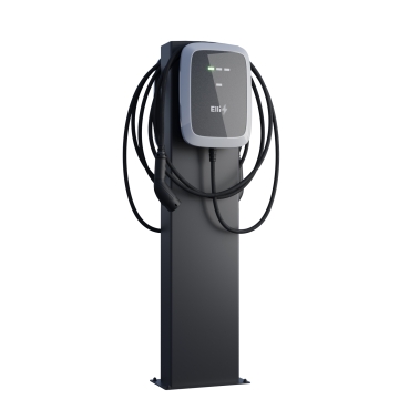 VW  StationMaster for Two Station de recharge avec plaque de base en noir