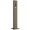 Interphone avec Keypad et support + plaque de base Smart for Two Doorbird D1102KV Gris beige