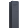Boîte aux lettres sur pied Monolith for Three en Anthracite