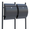 Boîte aux lettres Sunshine for Two en Anthracite