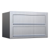 Boite aux Lettres Cube pour deux Inox