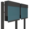Boîte aux lettres Manhattan Special Blue for Two en Anthracite
