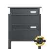 Boîte aux lettres sur pied Tesoro for Two en Anthracite