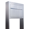 Boîte aux lettres sur pieds Elegance Inox