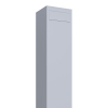 Boîte aux lettres sur pied Monolith en Blanc