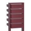 Boîtes aux lettres Stairs pour cing Rouge