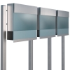 Boîte aux lettres Manhattan Special Blue for Three en Inox