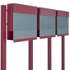 Boîte aux lettres Manhattan Special Blue for Three en Rouge