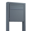 Boîte aux lettres de clôture Latina en Anthracite