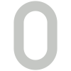 Numéro de maison auto-adhésif 