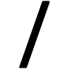 Signe auto-adhésive Slash 