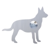 Sonnette Chien ''Emma'' Inox