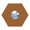 Sonnette Hexagone Rouille