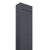 Boîte aux lettres sur pieds Big Box Anthracite