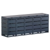 Abri pour cinq poubelles à 120L Kim en anthracite
