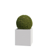 Jardiniére Skinny Pillar Medium Blanc