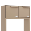 Boîte aux lettres collective avec compartiment à colis Rotterdam en beige