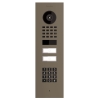 Interphone encastrable Smart-IN for Two Doorbird D1102KV avec Keypad module en grisbeige