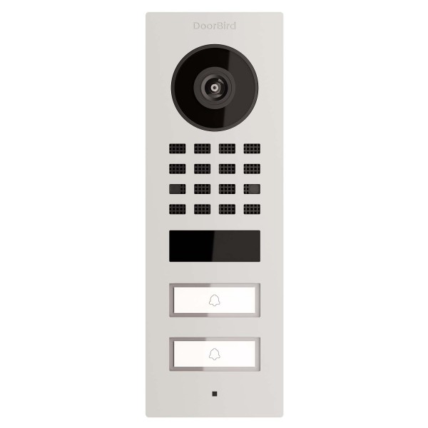 Interphone en saillie Smart-ON for Two Doorbird D1102V en blanc