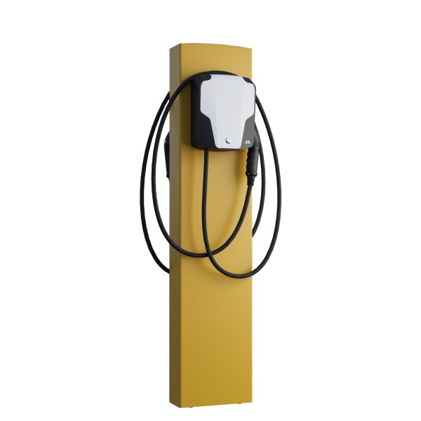 ABL Wallbox EnergizeStand for Two avec ancrage en jaune