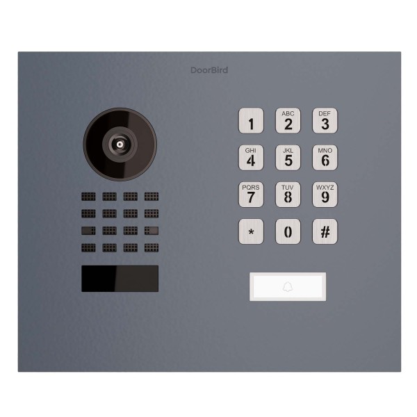 Interphone encastrable Smart-IN WideScope Doorbird D1101KH avec Keypad module en anthracite