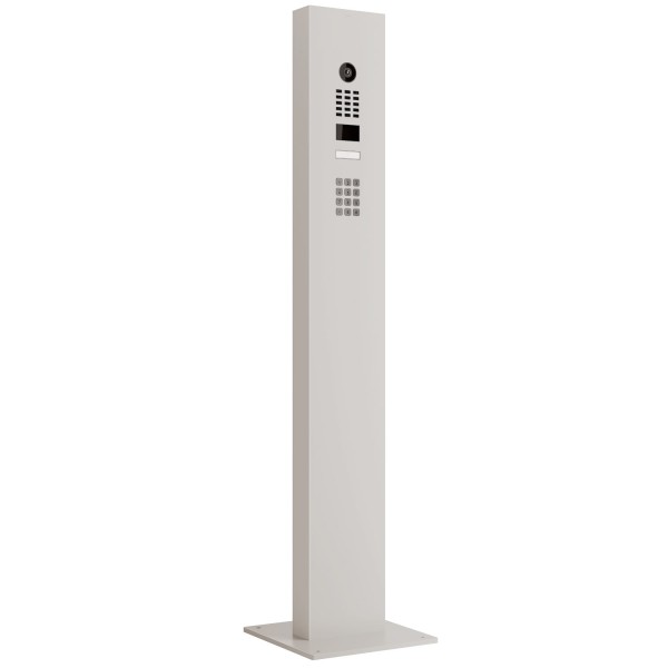 Interphone avec Keypad module et support Smart Doorbird D1101KV en blanc