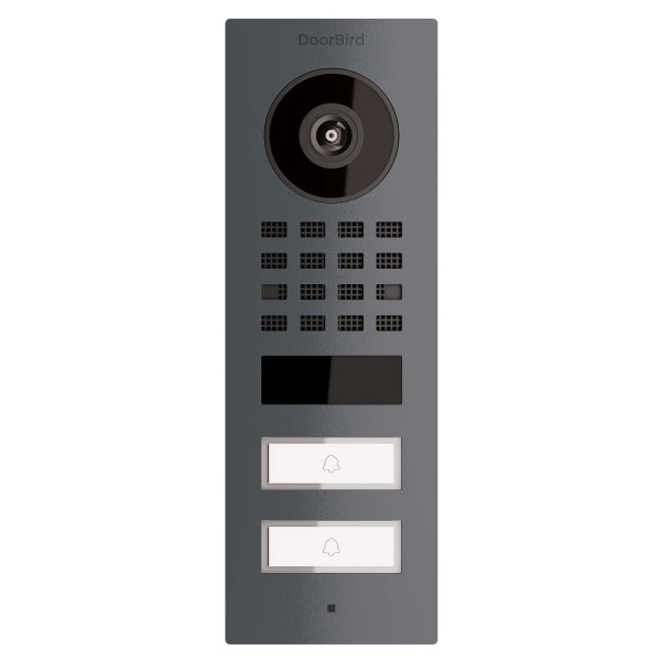 Interphone en saillie Smart-ON for Two Doorbird D1101V en anthracite