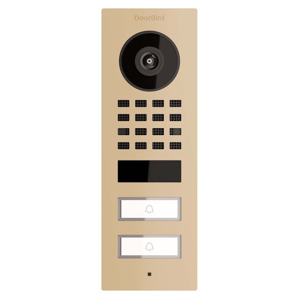 Interphone en saillie Smart-ON for Two Doorbird D1102V en beige