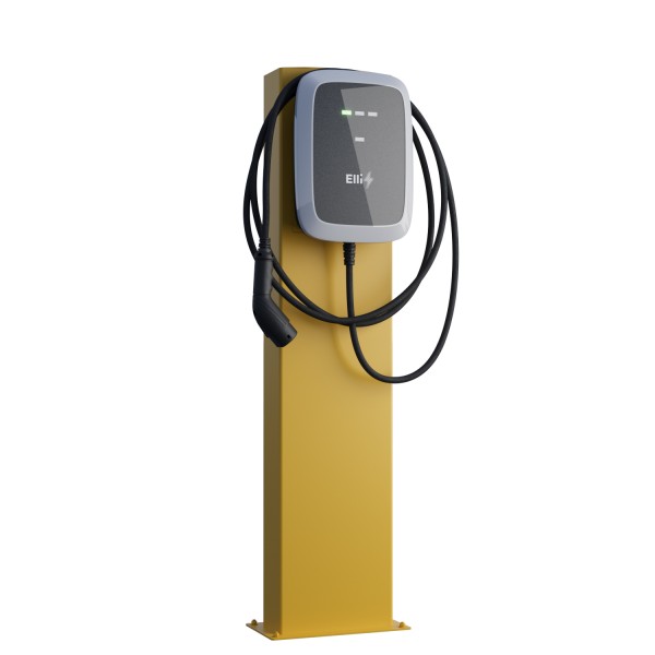 VW StationMaster Station de recharge avec plaque de base en jaune