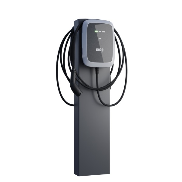 VW StationMaster for Two Station de recharge avec ancrage au sol en anthracite