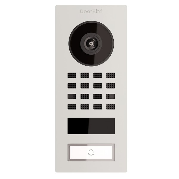 Interphone en saillie Smart-ON Doorbird D1101V en blanc