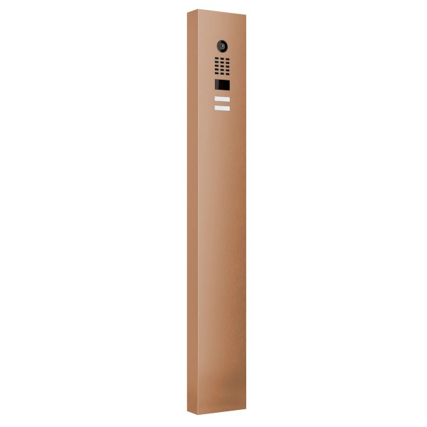 Interphone avec support Smart for Two Doorbird D1102V en aspect bronze