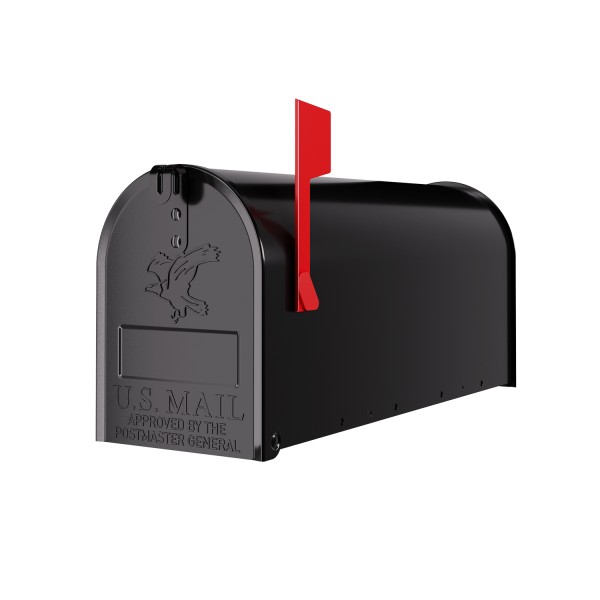 Boîte aux lettres sur pieds US Mailbox Wand Noir