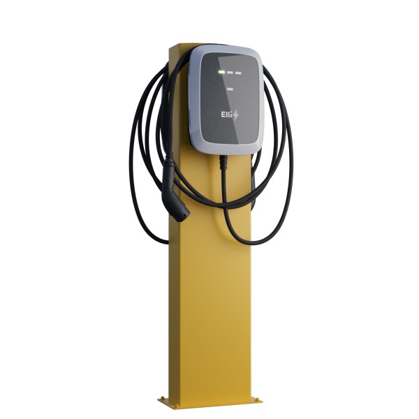 VW StationMaster for Two Station de recharge avec plaque de base en jaune