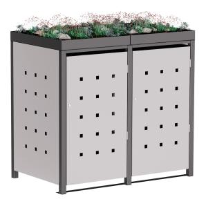 Abri pour deux poubelles Martha - 240 litres
