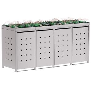 Abri pour quatre poubelles Martha - 240 litres
