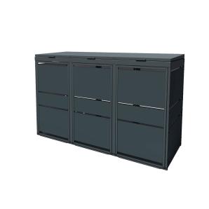  Abri pour trois poubelles Lewis - 240 litres