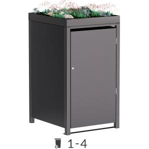 Abri pour poubelles Tilda avec toit végétal - 240 litres