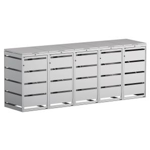 Abri pour cinq poubelles Kim - 120 litres